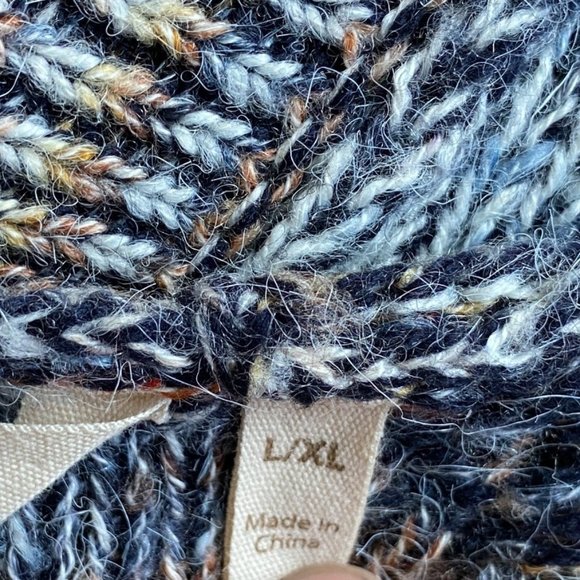 Soft Surroundings Pendley Wool Boho Slouchy Western Equestrian Cardigan-L/XL - Picture 14 of 15